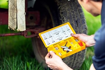 LockNLube Complete Grease Fitting Replacement Kit - SAE and metric Zerks, multi-tools, fitting caps