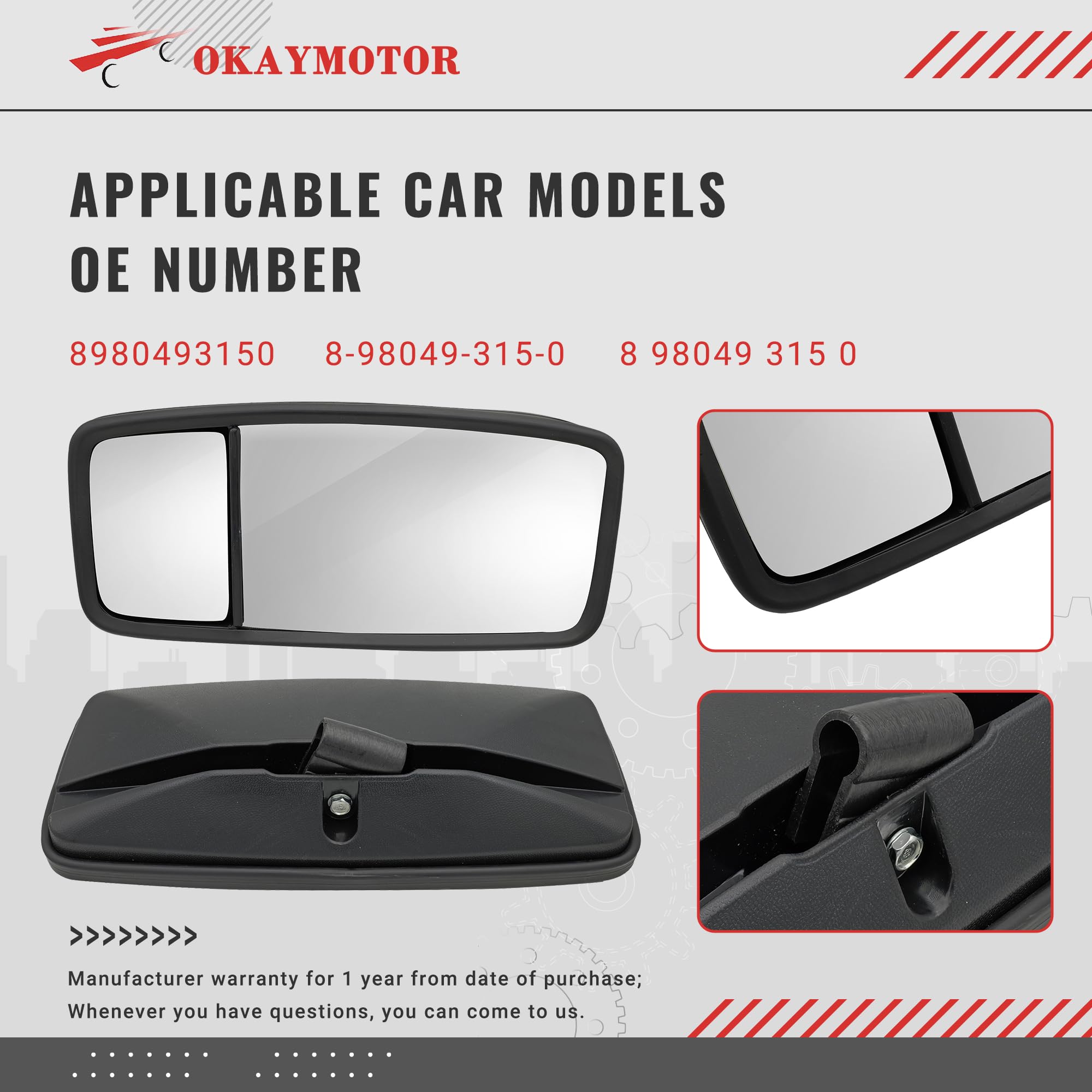 Amazon.com: OKAY MOTOR 8980493150 Left Driver Side Door