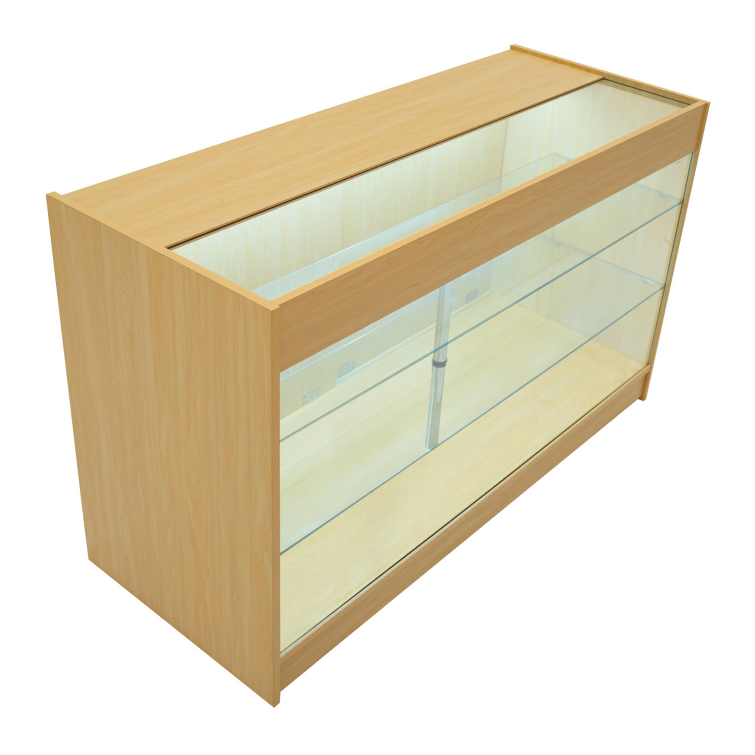 Monstershop Unisex Beige Led Retail Shop Counter K1500 - Maple In