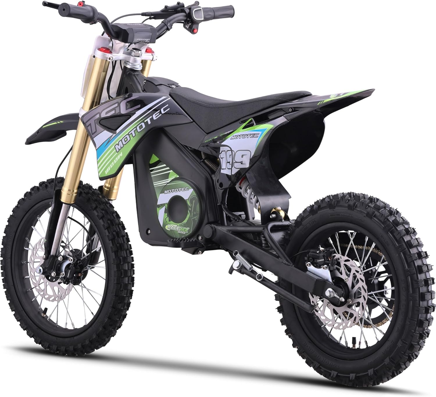 48V Pro Dirt Bike 1800W – Green