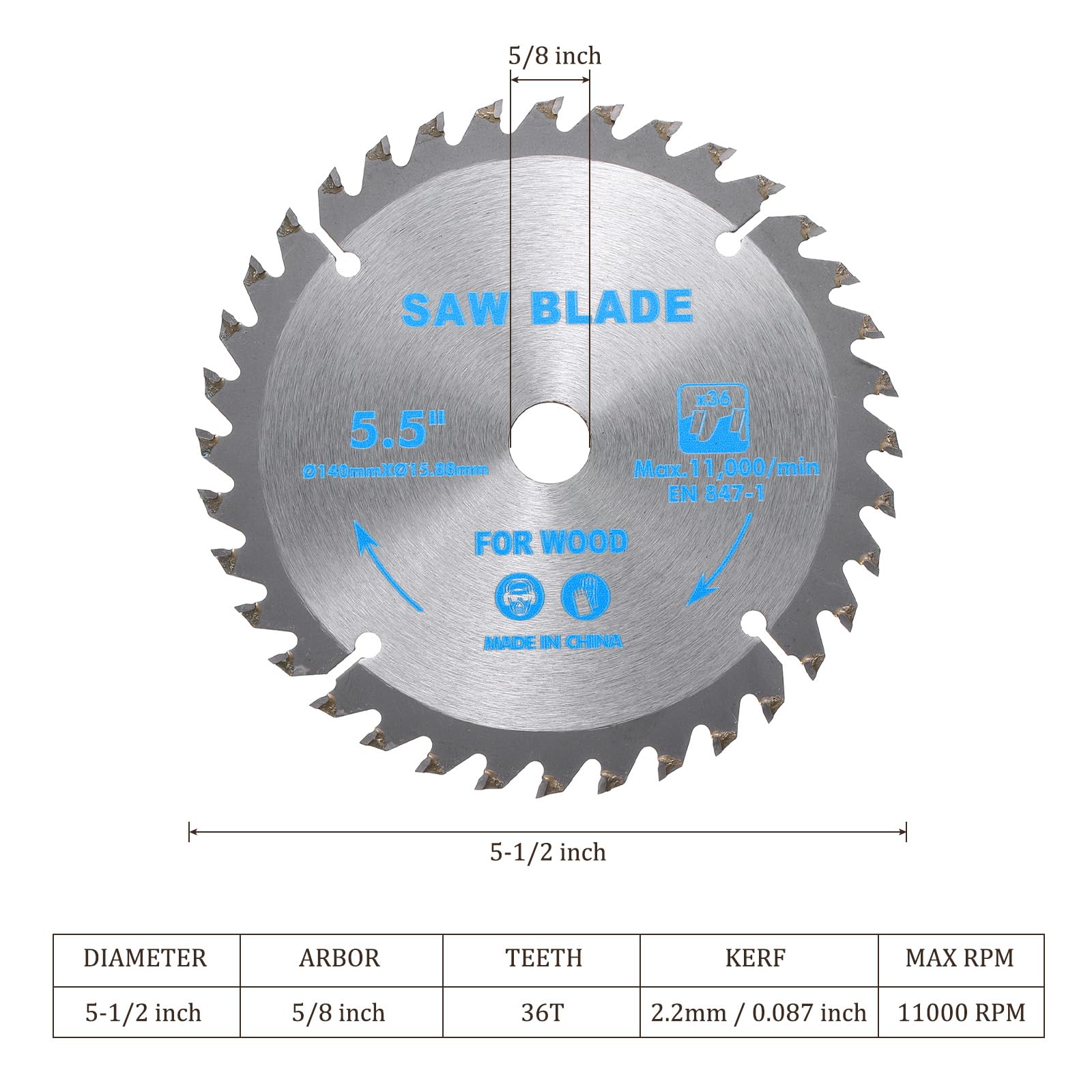 Kozelo 5pcs Circular Saw Blade - Image 4