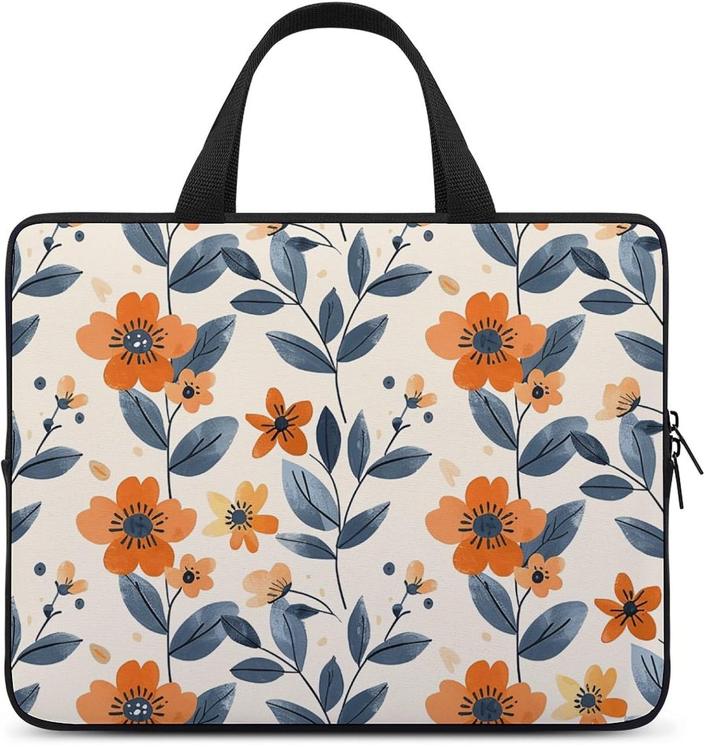 Laptop Shoulder Bag Laptop Bag Computer Bag Quirky Cartoon Style Messenger Bag for Unisex