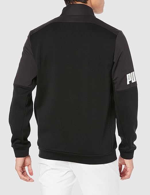 Amazon | [プーマ] ブルゾン ゴルフ スウェットコンビスタンド