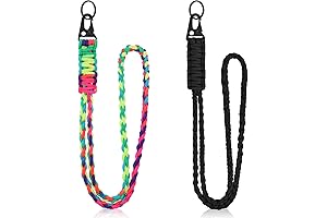 Ouligay Paracord Lanyards with ID Holder