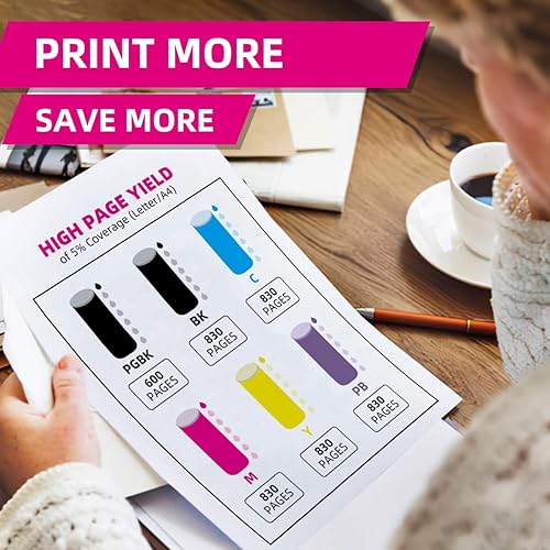 Miniatura 5 de Intactech 280XXLPGBK - Cartuchos de tinta negra de repuesto para Canon PGI-280XXL PGBK PGI-280 XXL, tanque de tinta negra, funciona con Pixma TS6120