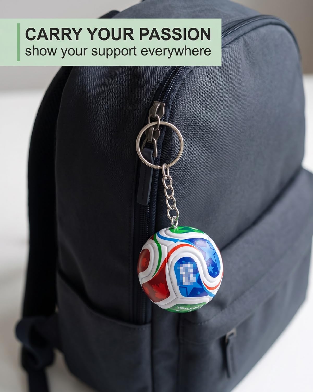 Llavero de Fútbol Mundial 2026 | 1 Unidad | Regalo Ideal para Fans y Niños | Souvenir Coleccionable para Aficionados al Deporte