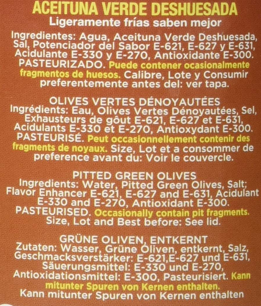 Aceitunas Karina Grüne Manzanilla-Oliven ohne Stein, Dose, 12er Pack (12 x 150 g)