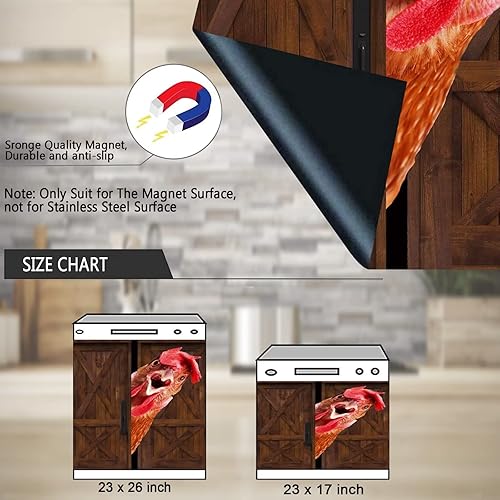 Miniatura 5 de Calcomanías magnéticas para decoración de cocina, calcomanías para puerta delantera, decoración del hogar, calcomanías para cubierta de