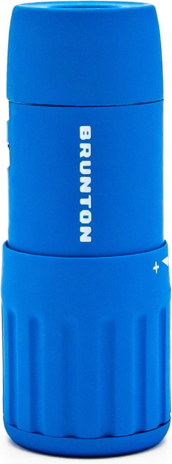 Brunton Echo Monocular 7x18 – Compact Lightweight Pocket Scope for Travel and Hiking – Blue