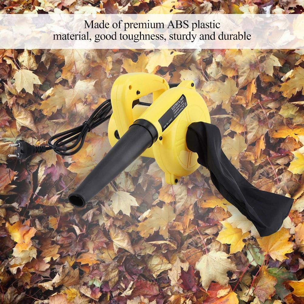 600W Aspirateur Souffleur Broyeur de Feuilles pour Le Balayage des Feuilles Mouillées Broyeur de Jardin