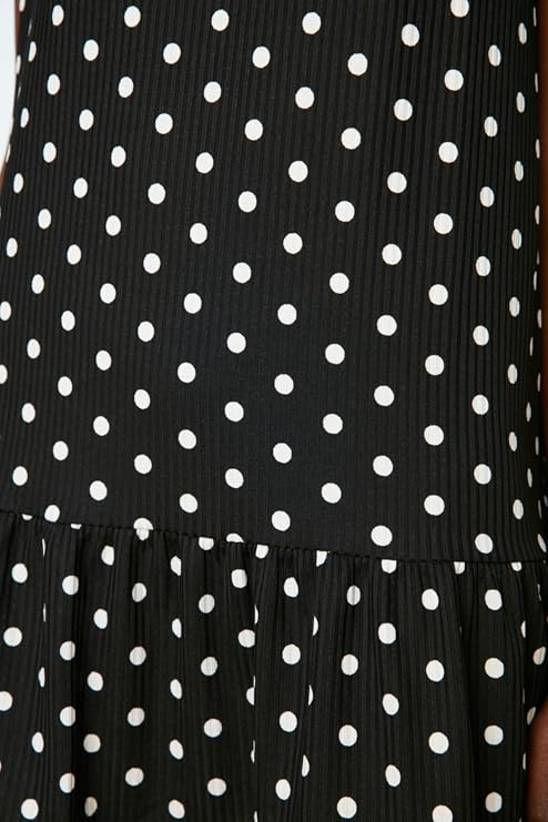 Trendyol Women Mini Shift Relaxed Knit Dress