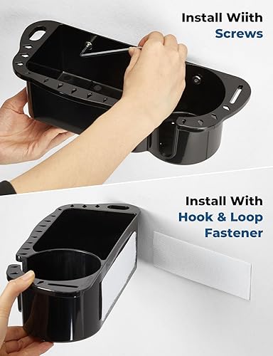 Miniatura 2 de KEMIMOTO Organizador de barco, ajuste universal para bajo, kayak, pontón, barco Jon, organizador de pesca, almacenamiento de cabina