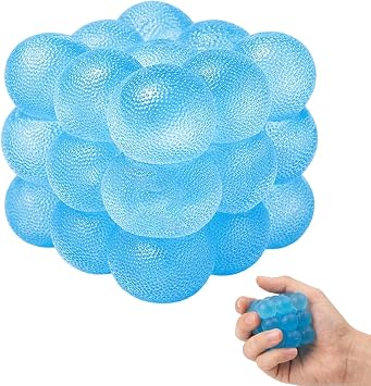 Cube Squishy,Stress Cube,Ice Cube Fidget, Sensory Fidget for Stress Relief, Soft Textured Stress Cubes for Office Stress Relief and Travel and Gift Occasions