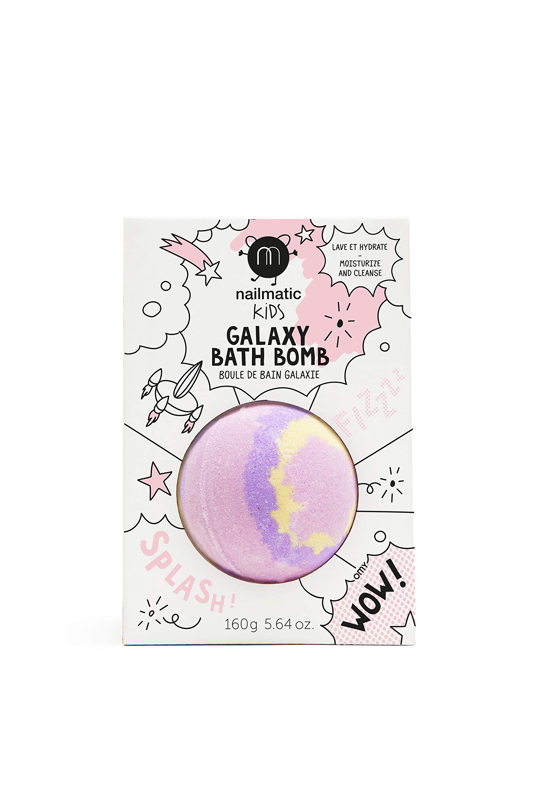 NailmaticKIDs Supernova Bath Bomb, Pink