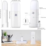 CREWEEL Rechargeable Motion Sensor Night Light, Battery Operated nightlights, Dimmable Motion Sensor Light Indoor, Cordless Motion Activated Night Lights for Adults, Bathroom, Bedroom, Hallway.