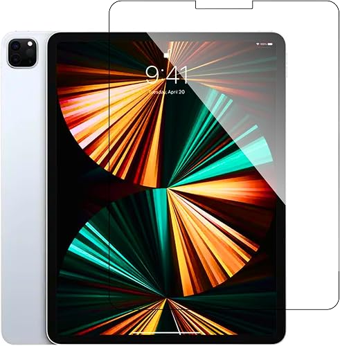 Nextway Tempered Glass Screen Protector Compatible with iPad Pro 12.9 Inch, HD Clear, Scratch Resistant, Anti-Fingerprint, Case Friendly, Easy Installation
