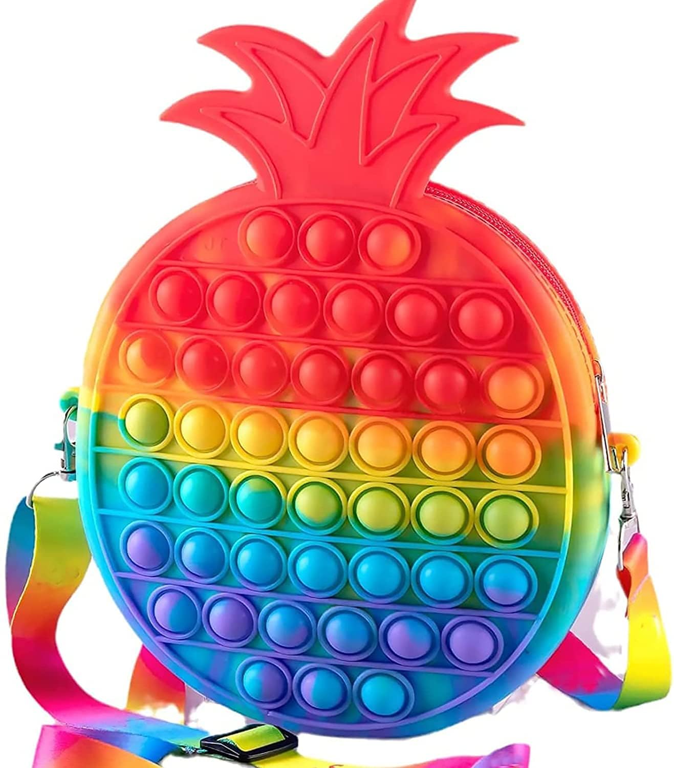 SST Pop It Space Odyssey Side Purse for Astronaut Kids Pop It Safari Adventure Sensory Side Purse for Kids Pineapple Pack of 1 (PINEAPPLE RED) (B0CVF1YNVF) Amazon Price History, Amazon Price Tracker