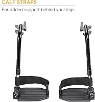 Vista 5 de Drive Medical STDSF-TF - Reposapiés Swing Away, color negro