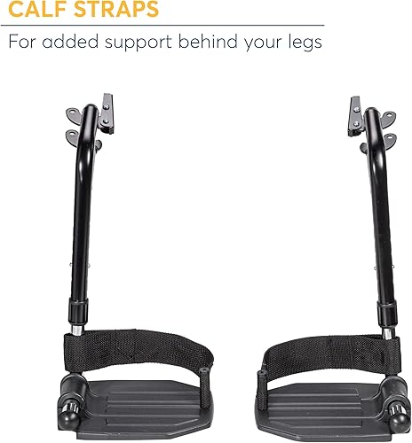 Miniatura 5 de Drive Medical STDSF-TF - Reposapiés Swing Away, color negro