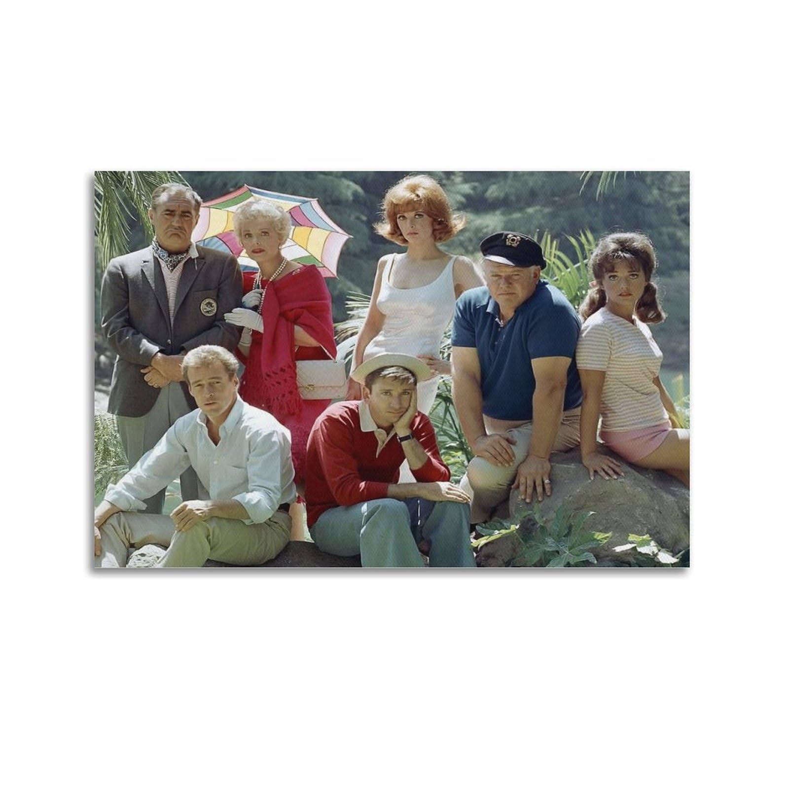 xiaoxiaoshen Gilligan Island Canvas Poster Wall Art Prints Room Aesthetic Murals Bedroom And Living Decorations 20x30inch(50x75cm)