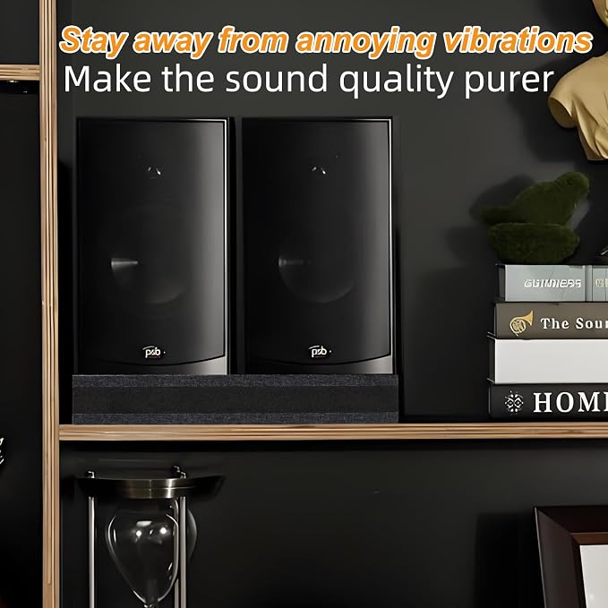 2-Pack: Almohadillas aislantes para altavoces 5-8 pulg miniatura 6