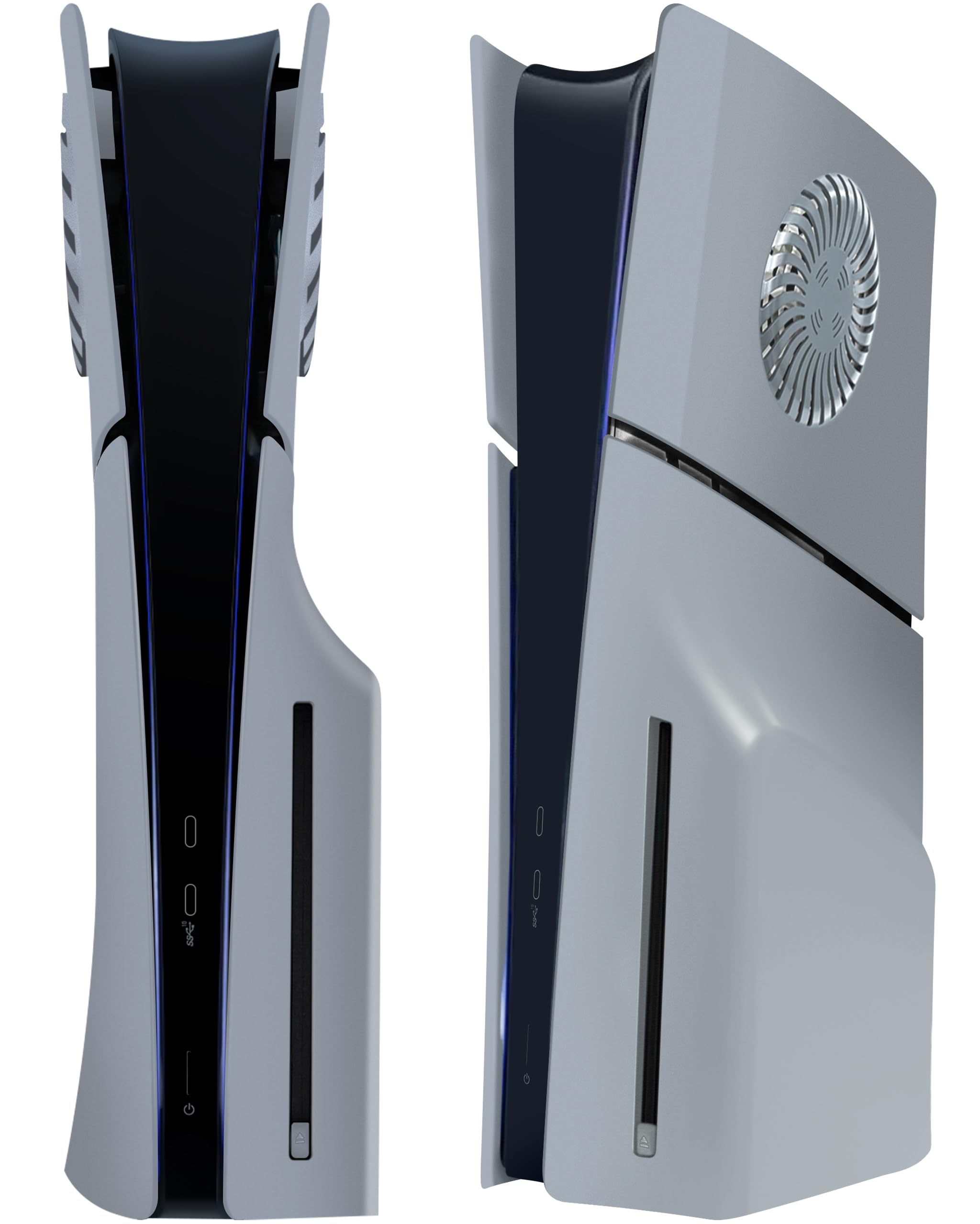 Plaques pour accessoires PS5 Slim boîtier de protection aéré - 8