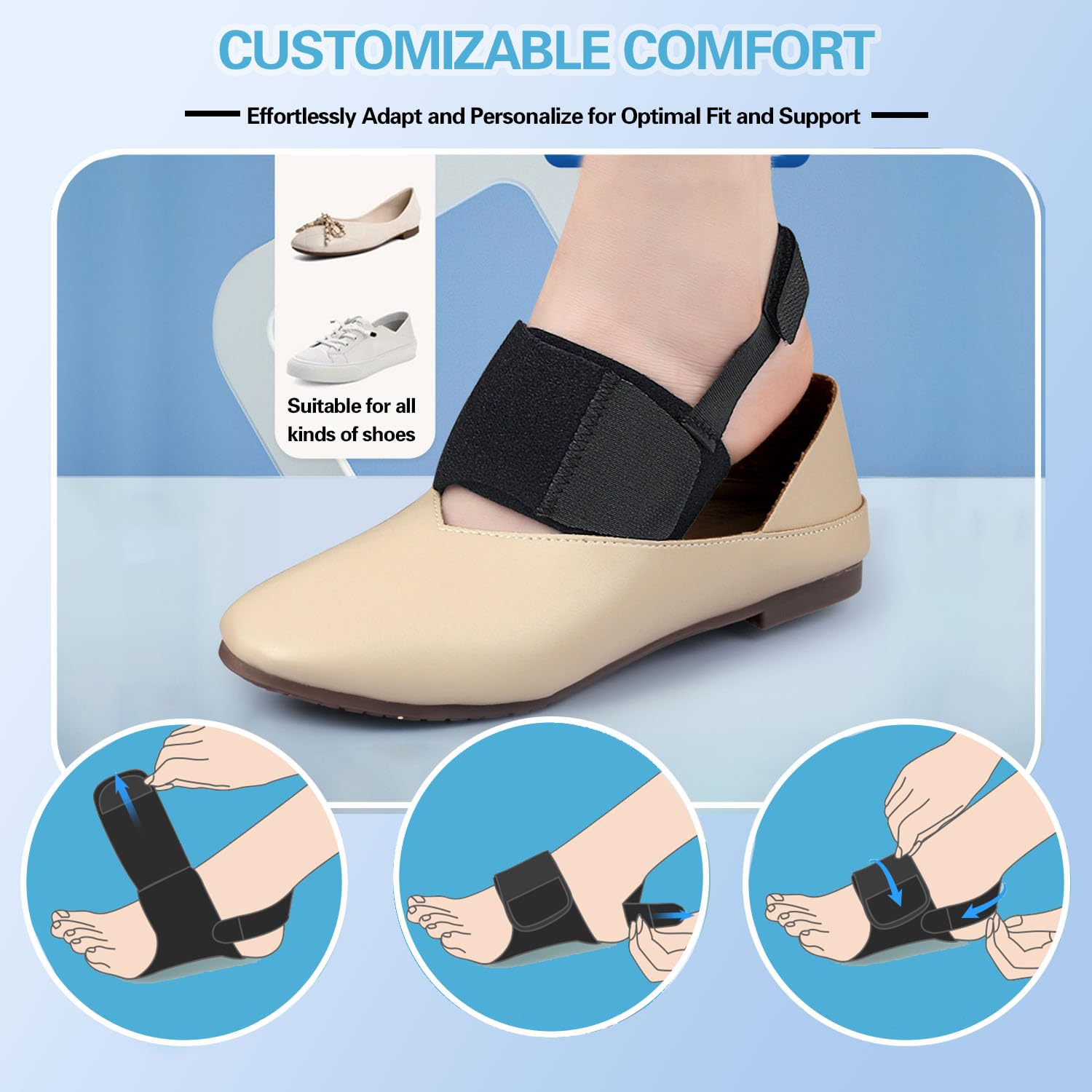 Frequently Asked Questions of how to choose sneakers for flat feet support