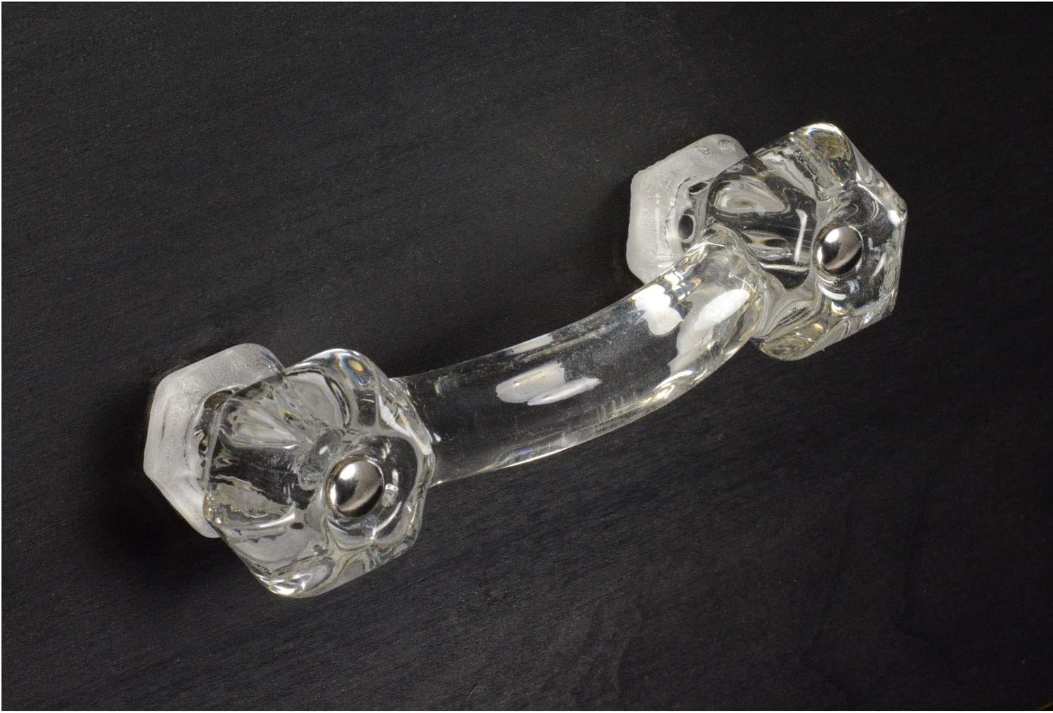 CKP #G-40 Brand Elegance Glass Collection Clear Glass Drawer Pull - 10 Pack
