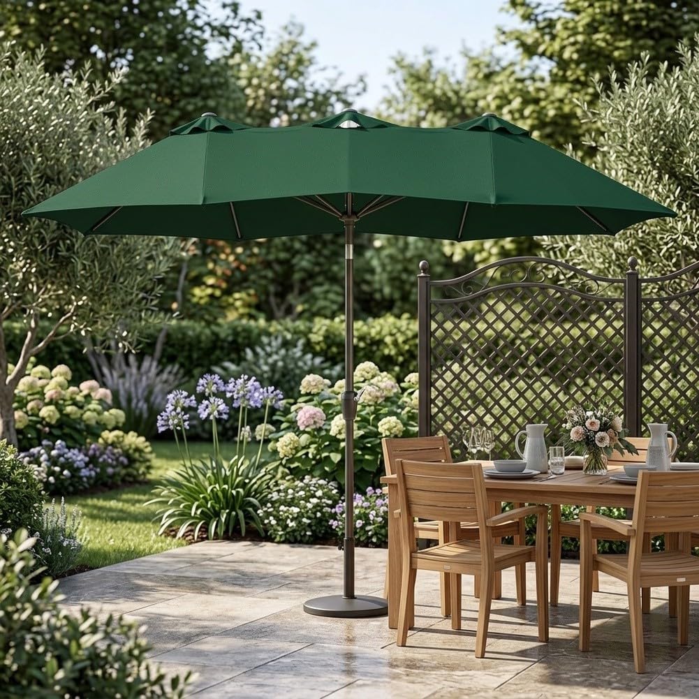 Parapluie imperméable à trois plis de 2,7 m