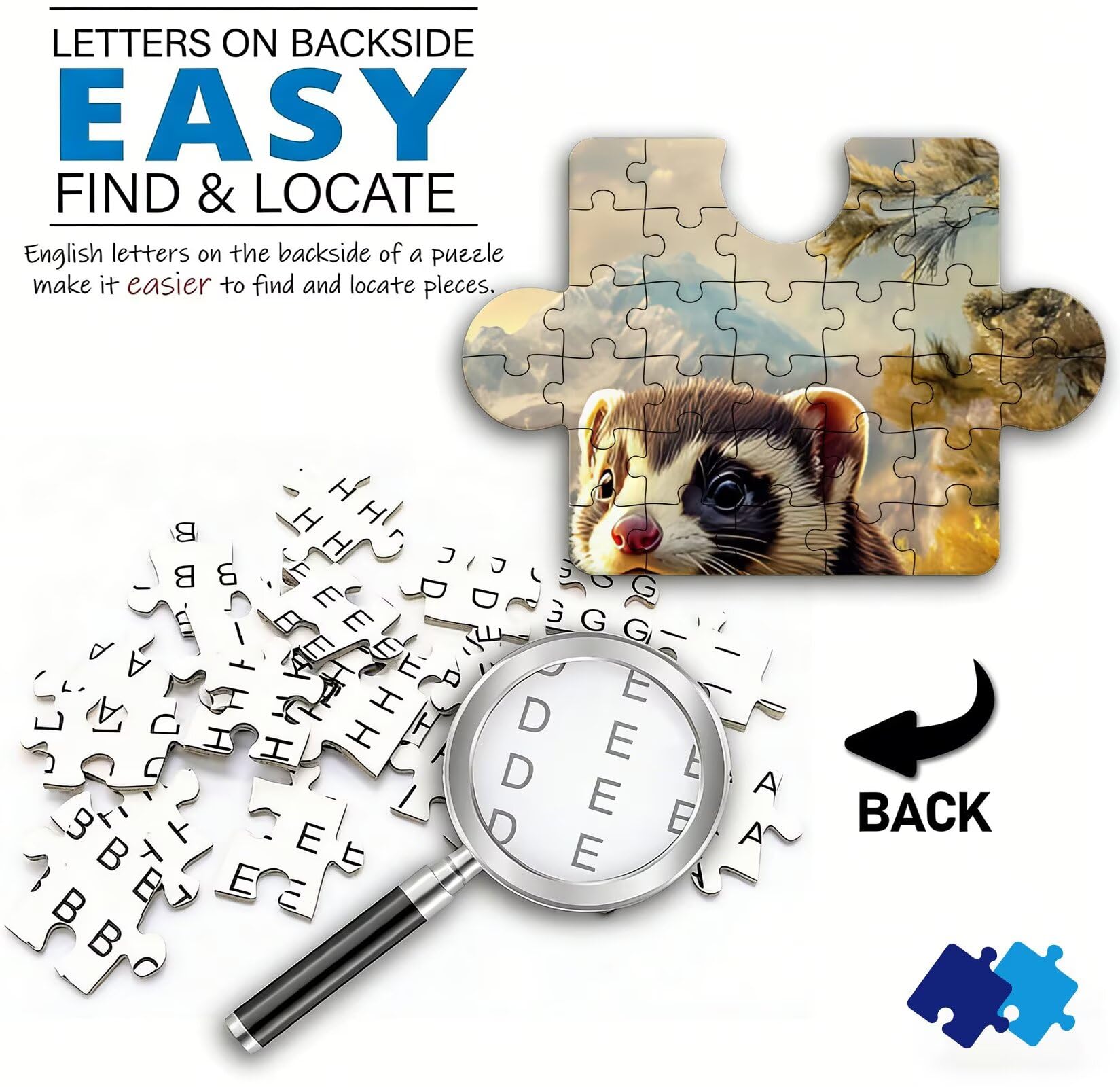 Puzzle 3000 Teile, Holzpuzzle Erwachsene Tier Landschaft Impossible Klassische Jigsaw Puzzles 122 x 81 cm, Familien Spiel, Puzzle Stressabbau Denkspiel, Home Dekor w0-152