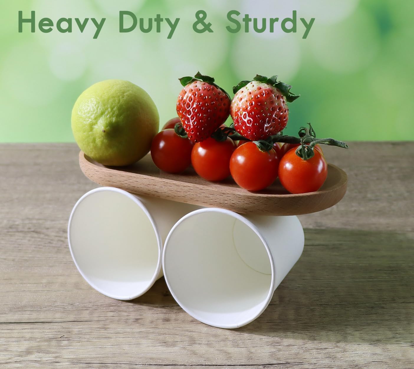 3 OZ Heavy duty Cups,300 Count White Paper Bath Cup (Pack of 2)