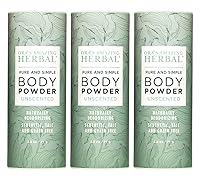 Vista 14 de Ora's Amazing Herbal Polvo Corporal Sin Talco para Mujeres, Polvo de Talco Sin Almidón de Maíz, Aroma Relajante de Conexión a Tierra, Aceites