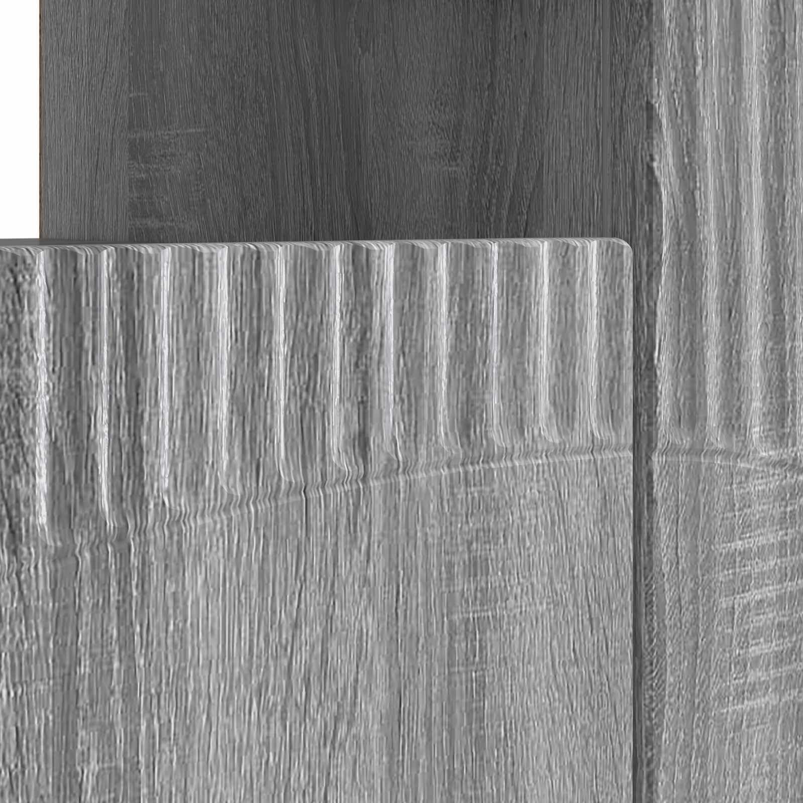 Mueble TV LED Gris Madera Ingeniería
