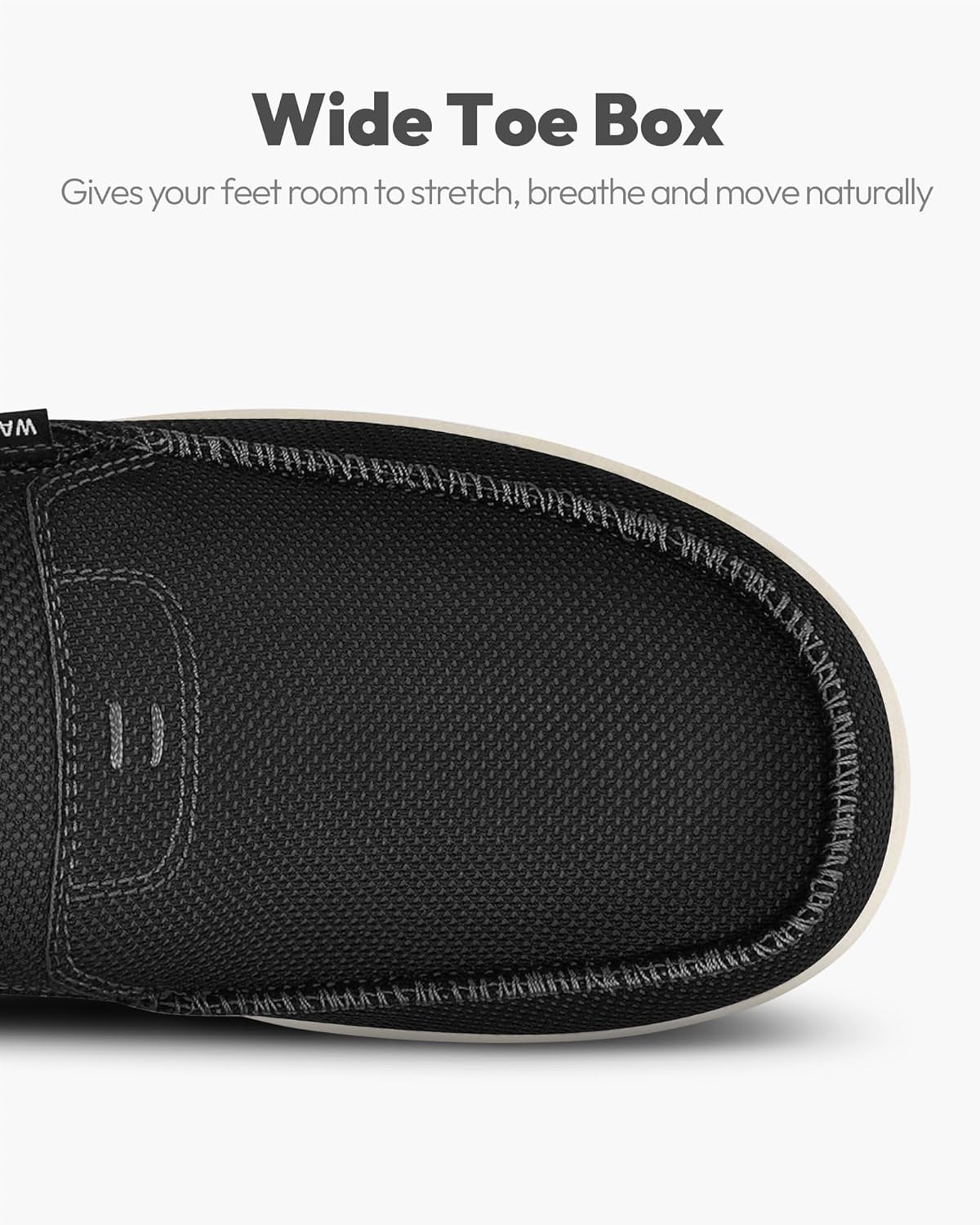 Slip On Shoes for Men, Breathable Loafers for Men with Arch Support, Comfortable Boat Shoes, Orthopedic Non Slip Indoor & Outdoor Loafer with Foldable Heel - Image 5