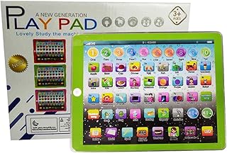 Shenrongtong 5 Pcs Learning Tablet for Kids - Education Tablet for Kids Learning Machine,Interactive Educational Electronic Pad Toys with ABC/Words/Numbers/Color/Test/Music, Toddler Learning Toys