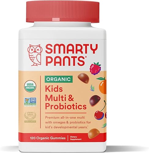 Miniatura 5 de SmartyPants Gomitas multivitamínicas para niños pequeños aceite de pescado Omega 3 (EPADHA), vitamina D3, C, vitamina B12, B6 y gomitas