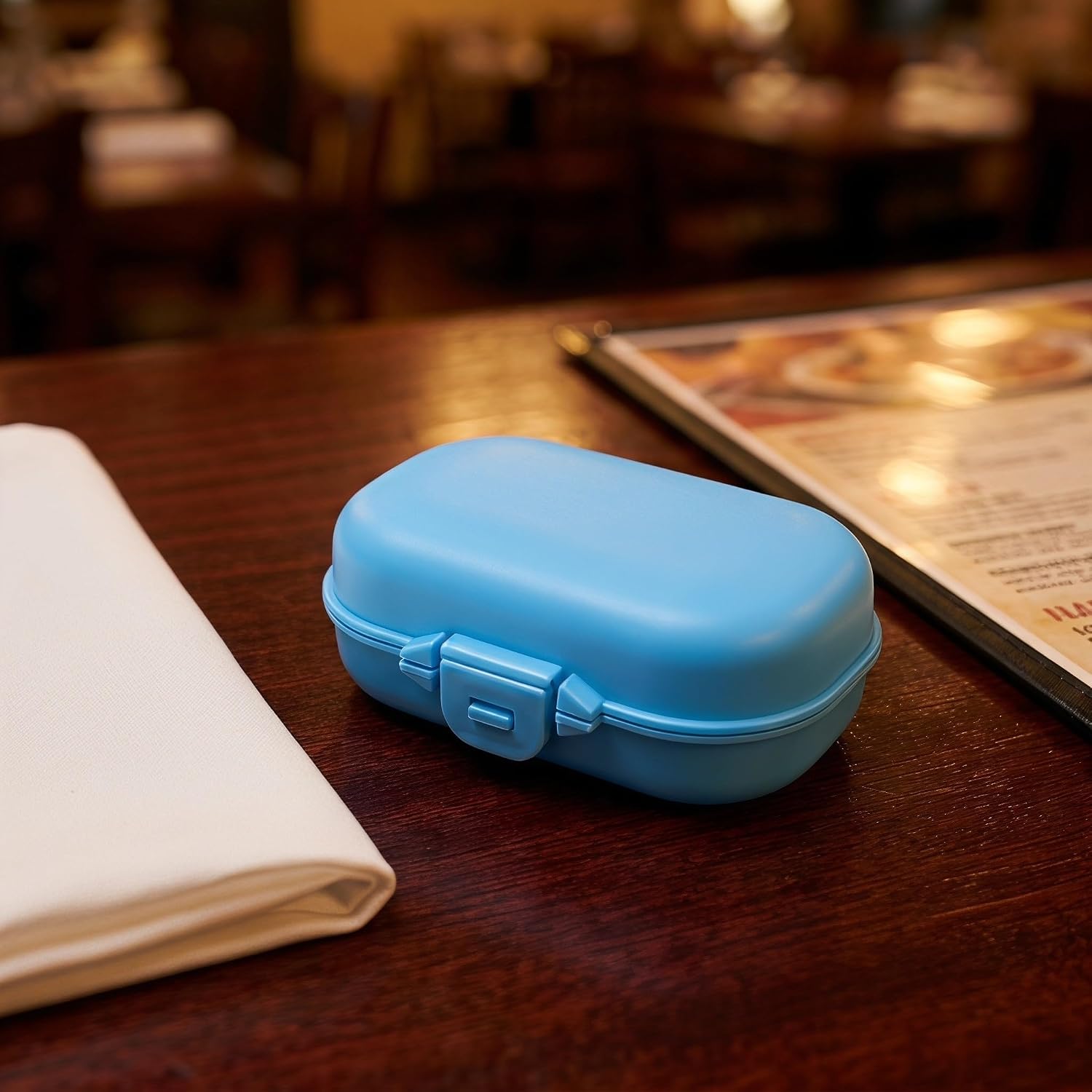 7pcs Hard Shell Snap Closure Reading Glasses Case Storage Box image 5