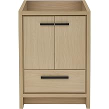 Swiss Madison Virage 24 Freestanding, Bathroom Vanity in Natural Oak Cabinet Only