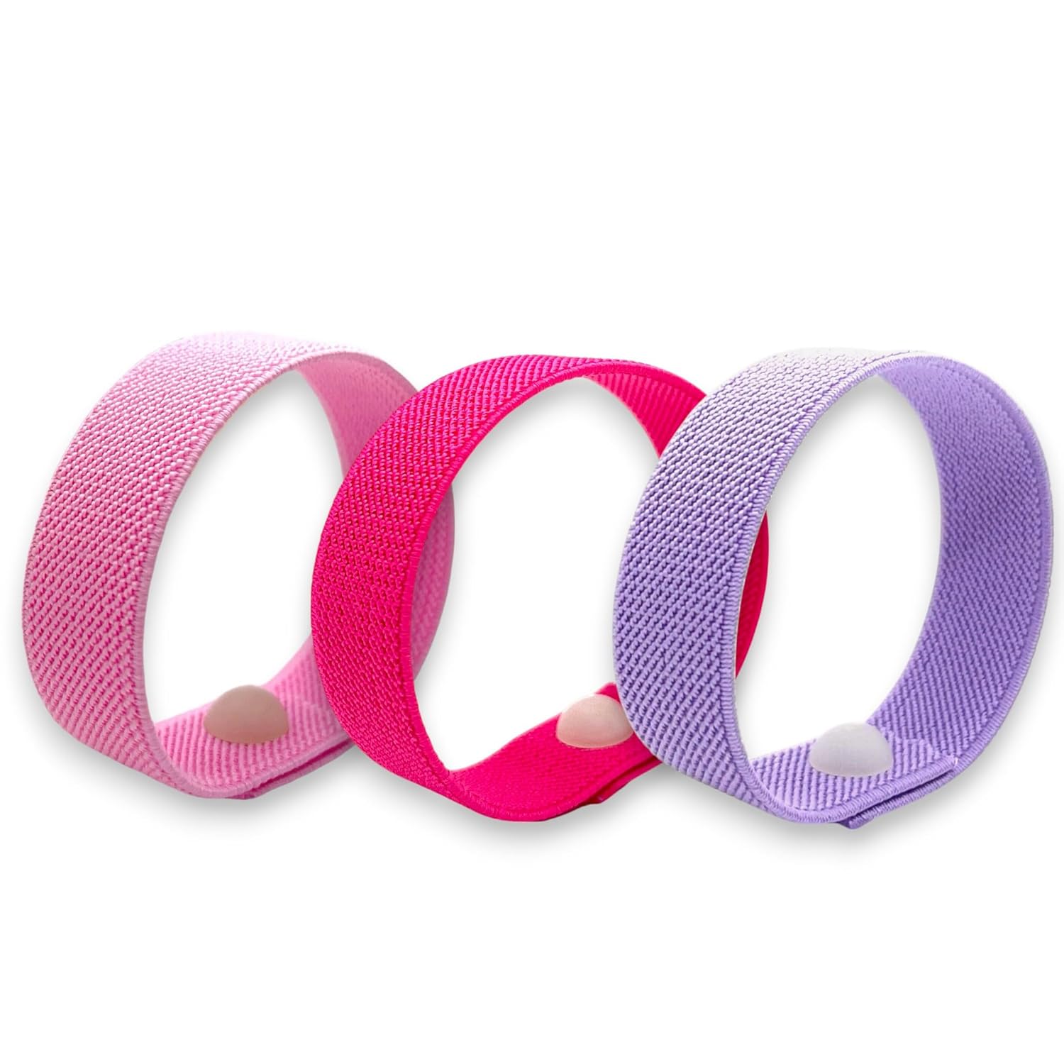 Rubber Band Snap Bracelet-Stress Relief Acupressure Band with a “Snap”-Refocus Your Mind During Unwanted Behaviors-Great for Panic Attacks, Addictions, Concentration- 3 Pack (M 7)
