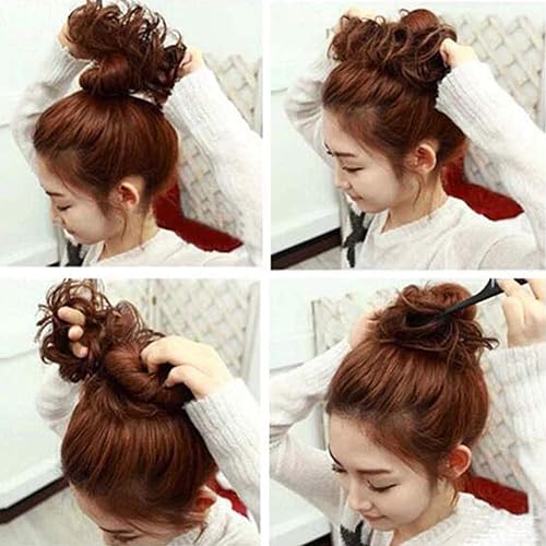 Miniatura 5 de Messy Hair Bun Extensions Chignons Hair Hair Scrunchie Scrunchy Updo Hairpiece