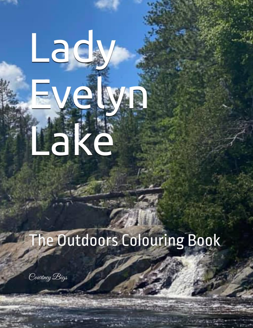 Lady Evelyn Lake: The Outdoors Colouring Book