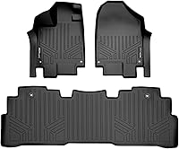 Vista 33 de MAXLINER - Juego de alfombrillas de ajuste personalizado de 3 filas compatibles con Honda Odyssey 2011-2017