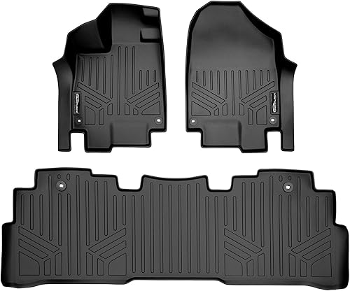 Miniatura 30 de MAXLINER Alfombrillas de tercera fila para Honda Pilot 2016-2022 2-Negro -,3-Negro -,4-Negro -,Honda (CR-V) 2012-2016,Honda (CR-V) 2017-2022,5-Negro