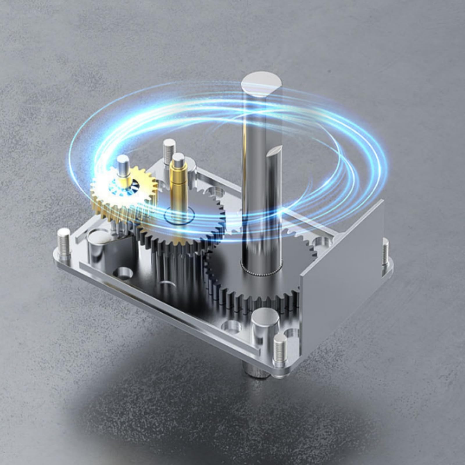 Moteur à engrenages réducteurs haute puissance CC 12 V 24, couple élevé 7 tr/min-470 tr/min, moteur vis sans fin inversé Remplacement facile par bricolage(A,12V 50RPM)