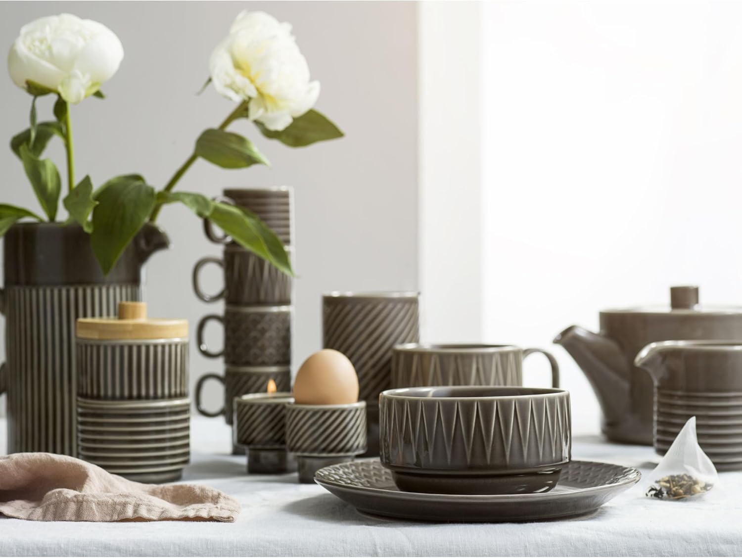 Sagaform Coffee & More Espresso Cups Stoneware