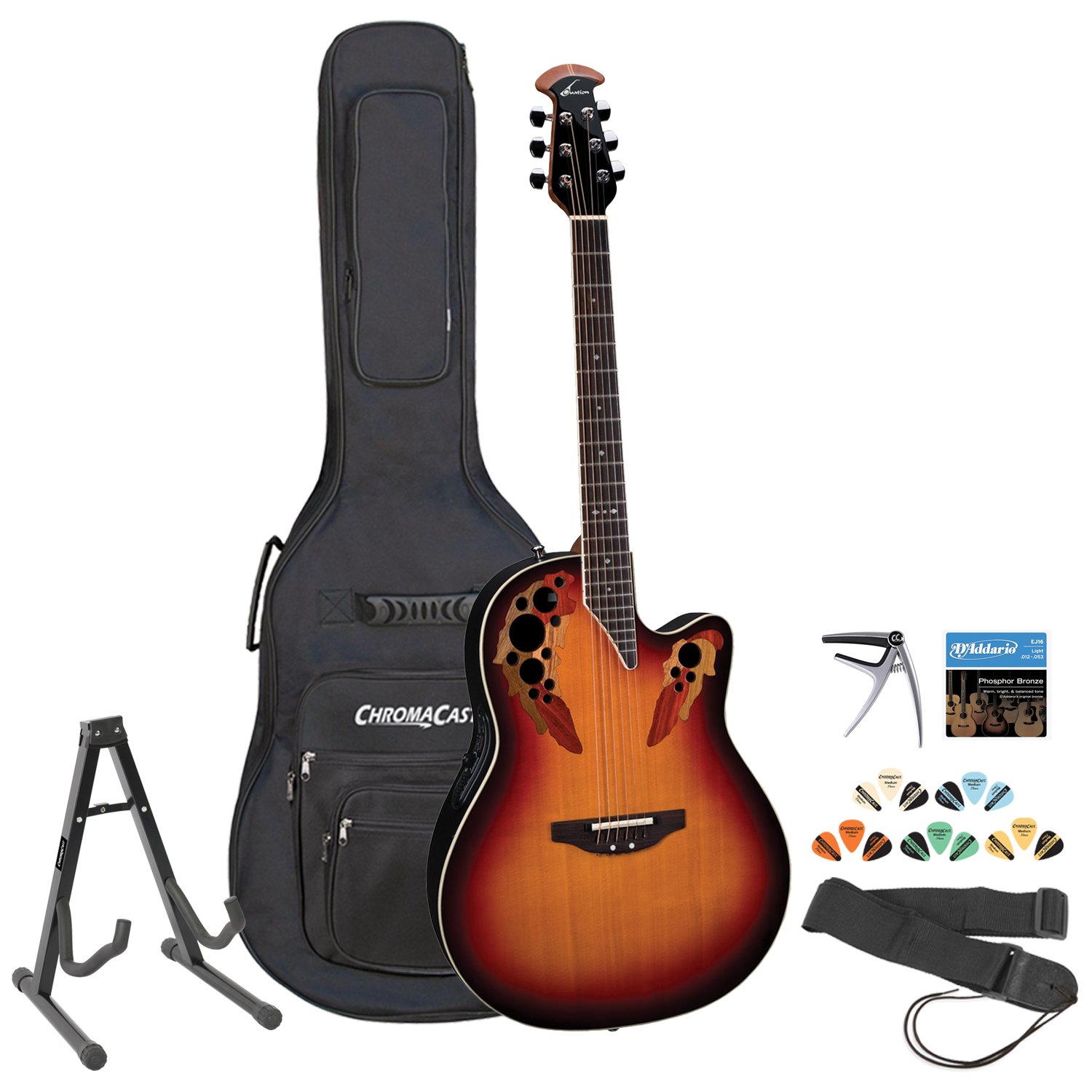 Amazon | Ovation オベーション 2778AX-NEB Acoustic/エレキギター w 