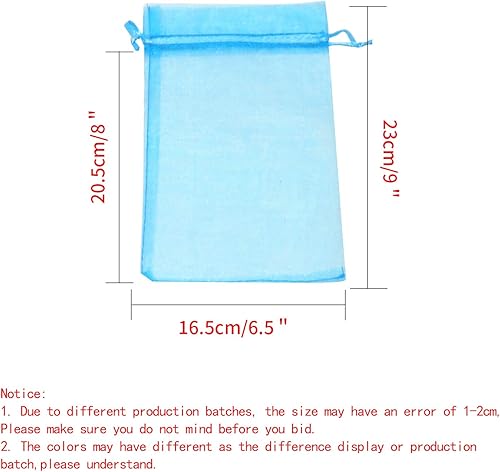 Miniatura 129 de Dealglad 100pcs Drawstring Organza bolsas de joyería caramelo para fiestas, casamientos, regalos Negro