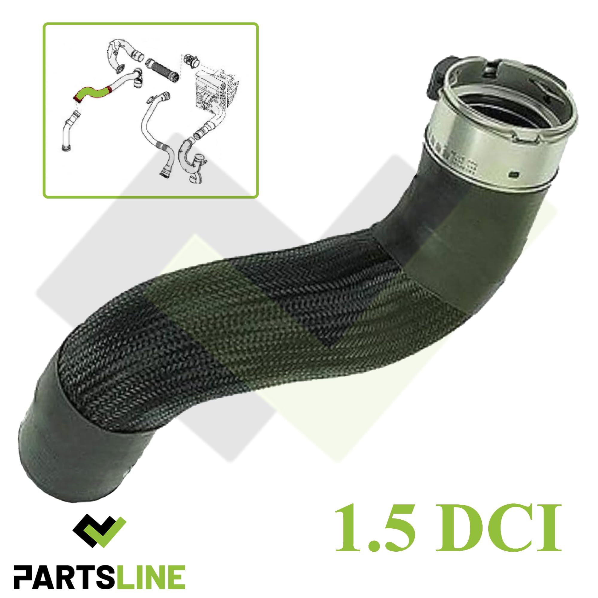 Partsline Durite de Turbo compatible avec Scénic III Fluence 1.5 dCi