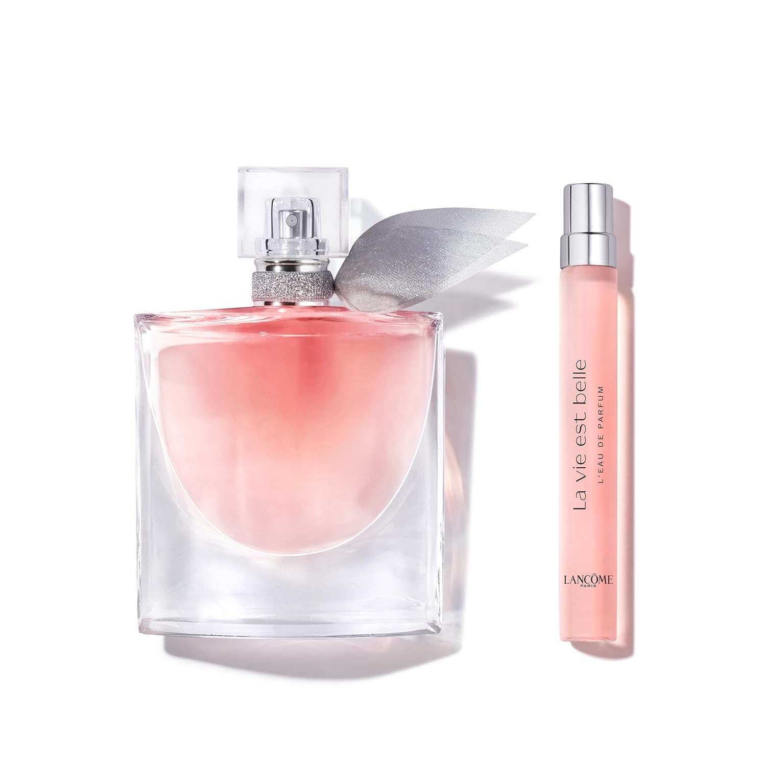 Lancôme La Vie Est Belle Eau de Parfum Women's Perfume Set - Long Lasting Fragrance with Notes of Iris, Patchouli, Warm Vanilla & Spun Sugar - Includes Full Size 1.7 Fl Oz & Travel Size .34 Fl Oz
