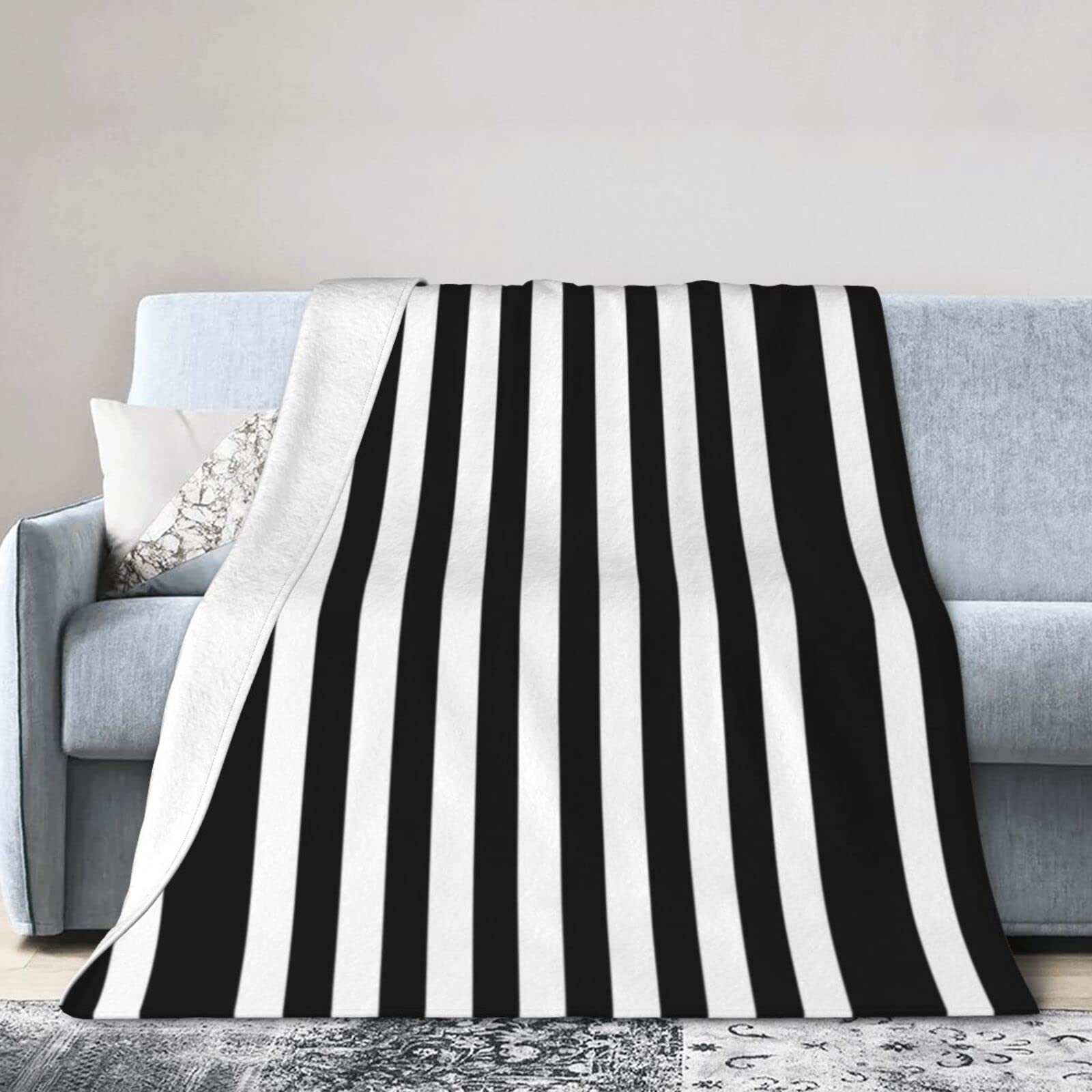 Couverture micro polaire contre le froid de l'hiver rideau de douceur 152 x 127 cm